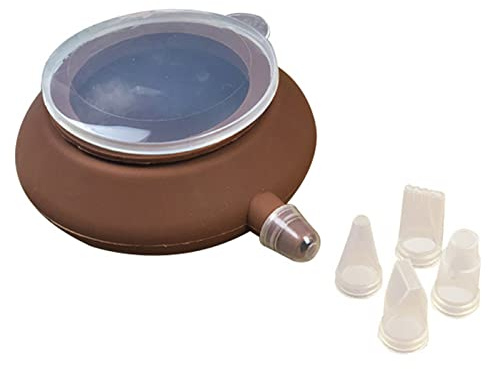 XANHOY Silicone Macarons Baking Mold Butter Dispenser Bakeware Decorating Pastry Cream Decorating Piping With 5 Nozzle Tips Pastry
