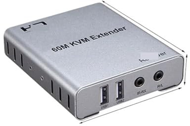 YUANFAHHH HDMI-Extender 60M Extender HDMI-kompatibel Extender Audio Unterstützung Maus Tastatur for PC DVR(4)