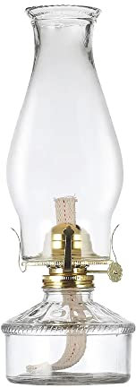 Petroleumlampe, große Vintage-Petroleumlampe aus klarem Glas, 12,40 Zoll, Klassische antike Kammeröllampen, Laternen für den Innenbereich, Heimdekorationsbeleuchtung, alte Öllaternenlampen