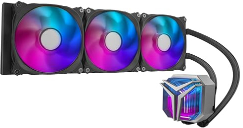 Yeyian Avance Infinity 360 AIO Refrigeración Líquida 360mm para CPU con 3 Ventiladores 120mm, Silenciosa y de Alto Rendimiento para PC