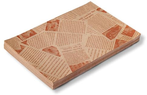 150 Blatt Käsepapier, Wasserfestes & Öl-Burgerpapier,Wachspapier, Backpapier Zuschnitte für Korb, Burger & Pommes, Deli Papier für Lebensmittel, Butterbrot & Käse, 30x20cm