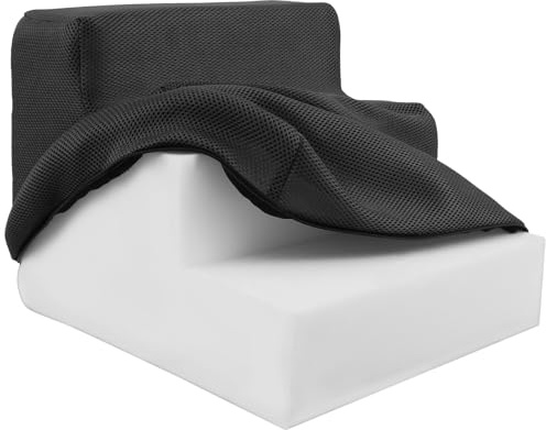 Marchepieds pour chien en mousse haute densité à 3 marches avec housse amovible et fond antidérapant, lavable pour canapé, lit bas