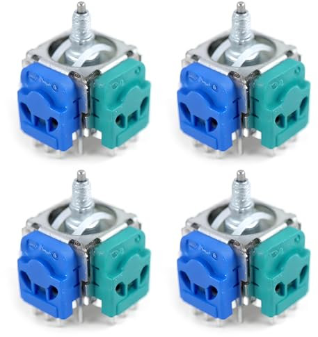 Fazvncv Joystick à effet Hall pour 2 manettes 3D analogique joystick module potentiomètre accessoire de jeu