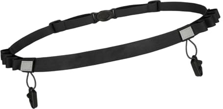 Laufgürtel Für Startnummern, Laufnummerngurt Halter, Verstellbarer Taillengurt Sportzubehör Für Wandern Fitness Wettkampfevents