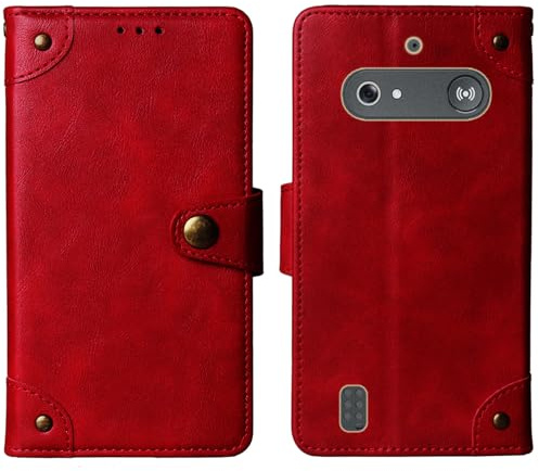 Cheshaoping Housse Téléphone Case Gel Skin pour Doro Leva E10 / E11 Doro DFB 0600 2.4 Coque Étui Cas Couverture Antichoc Cover Case (Rouge)