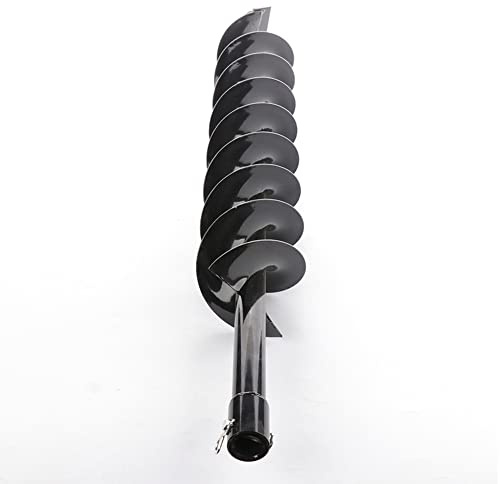 JWRMZX Erdbohrer, 150 mm × 800, passend for Benzin-Pflanzpfosten-Lochgräber, Zubehör for Elektrowerkzeuge, 80 cm Länge Ersatzteil(Double Blade)