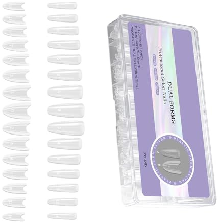 Gabarits d'extension d'ongles en ABS de forme ovale avec échelle pour chien pour des applications de vernis gel longue durée