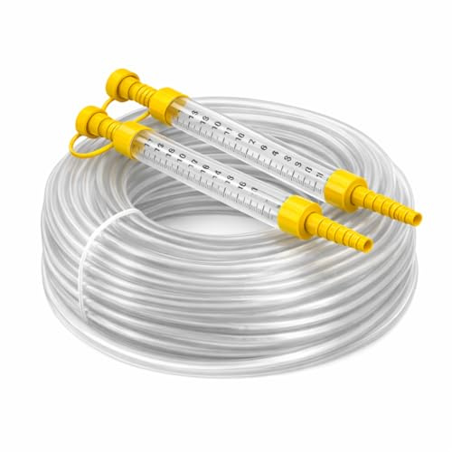 TAMS slangvåg mig slang slang vattenpass 15 m 20 m 25 m vattenpass nivelleringsmaskin 10 mm slangdiameter (20 m)