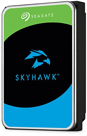 Seagate SkyHawk, 12 TB, Surveillance Internal Hard Drive HDD – 3.5 Inch SATA 6 Gb/s 256 MB Cache for DVR NVR Security Camera System, and Three-year Rescue Services (ST12000VX0008)