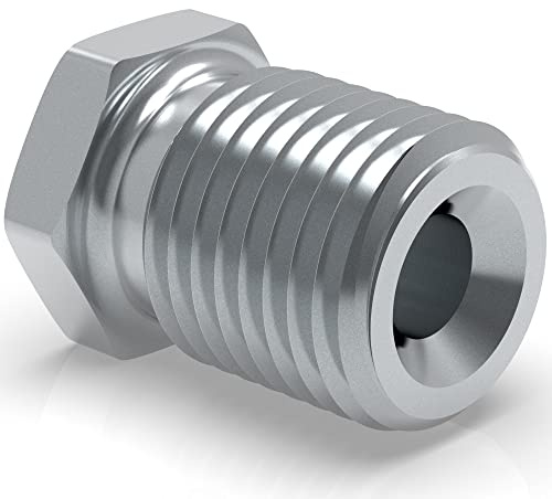 10x Verschraubung 1/2 x 20 für Bremsleitung 4,75 mm Bördel E Typ PF Profi Verbinder DIN/ISO 1651 konform