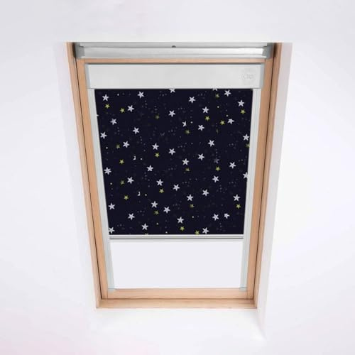 Classic Roof Blinds for Dakea Roof Windows, Blackout Window Code C4A Nightfall