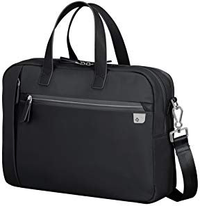 Samsonite Eco Wave - 15.6 Zoll Laptoptasche mit 2 Fächer, 39 cm, 15.5 L, Schwarz (Black)