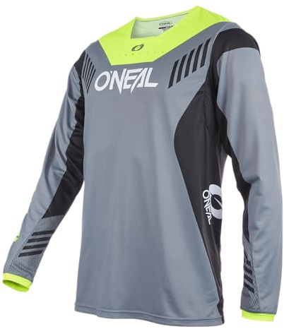 O'NEAL ELEMENT FR Jersey Kinder HYBRID Grau/Neongelb/Größe L