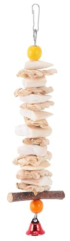 balacoo Sepiaschale Für Papageien Hängendes Vogel Knabberspielzeug Mit Cuttlebone Kalzium Für Papageien Schnabel Schleifen Stein Käfig Spielzeug Für Vögel Und Kleintiere 9.84X1.77X1.18In