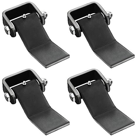 SPARKWHIZ Lot de 4 charnières de porte de remorque à benne soudées sur charnières robustes et graissables