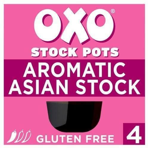 OXO Asian Stock Pot – Aromatic Blend For Stir-Fries & Noodles, 4 x 20 g (80 g Total)