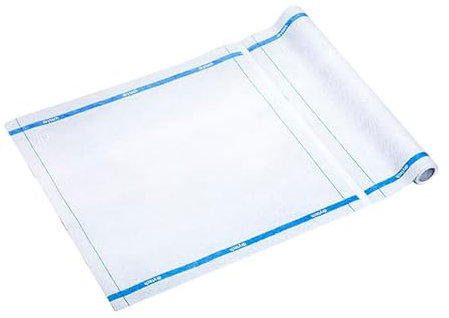 Monouso | 5 Bayetas en Rollo, 40x40cm, Diseño Ceneza Azul, P40cm, Reciclables, Unidades Precortadas, Formato Rollo, Limpieza, Multiusos