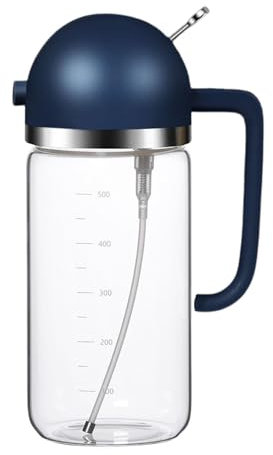 Botella Del Dispensador De Aceite - Botella De Aerosol Para Cocinar | Contenedor De Aceite De Oliva, Aceite De Vinagre De Aceite Señor, Señor De Aceite De Cocina, Atomizador De Aceite, Vertido De Disp