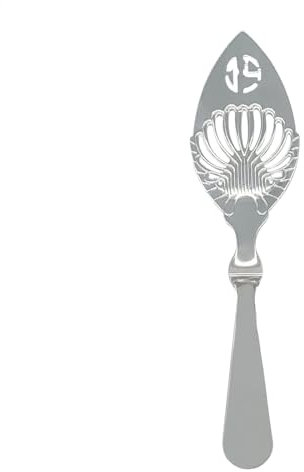 Cucchiaio assente – Cucchiaio in acciaio inox Wormwood | Design cavo, cucchiaio assenzio, cucchiaio per fontana, utensile da bar per servire, catering, buffet con manico ergonomico