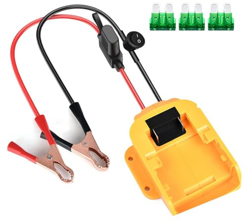 Lerpwige Démarreur d'urgence portable avec saut d'urgence pour batterie avec plusieurs écrans de protection, facile à transporter et à utiliser