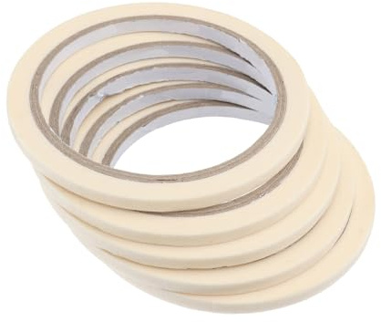 WRITWAA 5 Pieces 0.5cm Nail Art Tape Stripers Strong Adhesive DIY Nail Decoration Tape for Professional