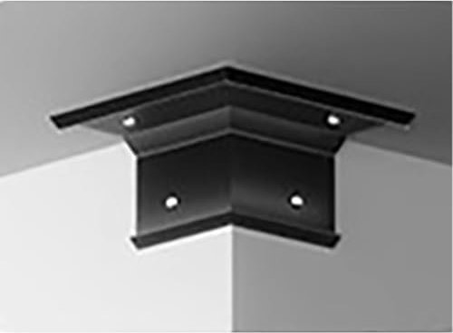 Plinthe en aluminium pour bande d'éclairage LED – Moulure d'éclairage indirect pour couloir, cuisine, théâtre, bureau – Couvercle de canal LED