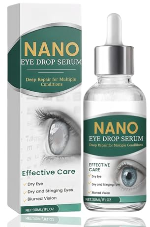 30ml Nano Eye Drops Serum,Dry Eye Drops,Eye Dro/ps for Tired E/y/es,E/y/e Relief Serum for Styes,E/ye Dro/ps for Itchy Ey/es,Brightening E/ye Drop/s,Lubricating Ey/e Dr/ops