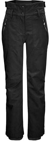 killtec KSW 199 GRLS SKI PNTS 44798-000 - Pantalones de esquí para niña con paranieves (Talla 176), Color Negro