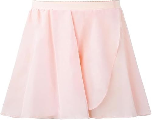 JiAmy Girls Ballet Skirt Chiffon Wrap Dancewear 1/2/3 Pack 3-11 Years | 3-11 Years, chiffon ballet skirt with elastic waist pull on wrap style, 100% polyester dancewear for class party recital