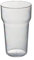 Virtually Glass Set of 6 Unbreakable Reusable Polycarbonate Plastic Tulip Shaped Stacking Half Pint Glasses