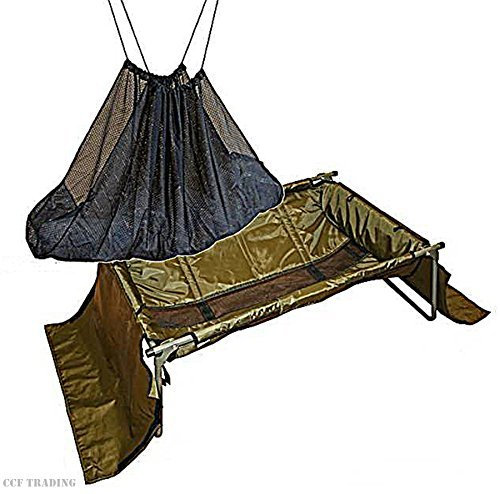 Large Carp Cradle 100 x 65 x 35cm Carp Fishing Folding Cradle & Weigh Sling