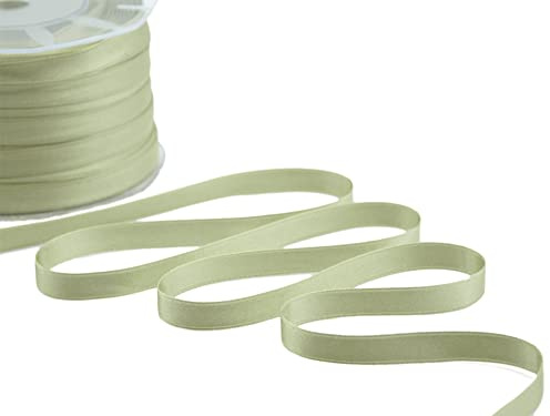 Furlanis - Nastro Doppio Raso, Tessuto Italiano - Salvia, 10 mm x 100 m