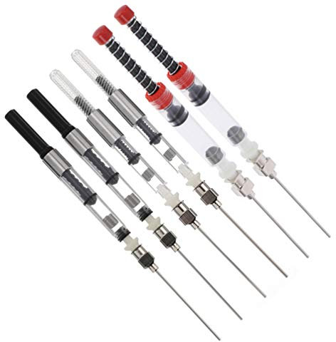 TOYANDONA Universal Konverter Pen 6Pcs Brunnen Stift Frühling Füllstoff Tinte Hilfs Absorbor Tinte Füllstoff mit für Ink Converter Patronen Ersatzteile Füllfederhalter