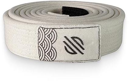 Sanabul Vintage Series BJJ Belt for Men & Women Brazilian Jiu Jitsu Belt for Jiu Jitsu Gi, Vintage White, A4
