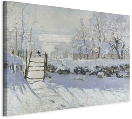 murando - Wandbilder XXL Claude Monet 120x80 cm 1 tlg - Wand Deko Vlies Leinwand Bilder Groß Wanddeko Wohnzimmer Schlafzimmer Kunstdrucke Abstrakt l-G-10002-b-a
