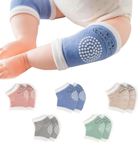 KOQAIIZ Knieschoner Baby Krabbeln, Rutschfeste Krabbel-Knieschoner