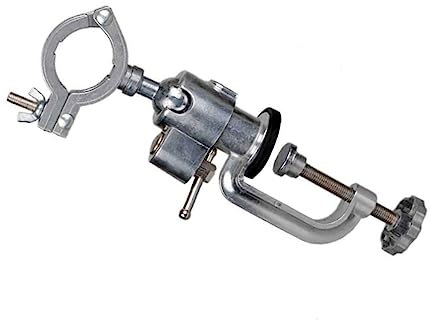 HOMSFOU Elektrischer Bohrständer Aus Aluminiumlegierung Tragbarer Bohrmaschinenständer Drehfunktion Kompatibel Mit Bohrmaschinen Und Schleifmaschinen Für Heimwerkerprojekte