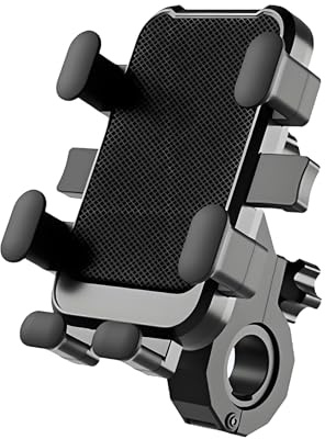VAEVEN Motorcycle Phone Holder for Suzuki Best 125 2016-2020 2021 2022 2023, Anti Vibration Moped Mobile Phone Mount Quick Install Motorbike Phone Holder, Bike Phone Holder,A Handlebar Style
