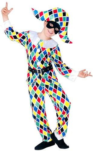 Widmann aptitafêtes – kostym för barn: Harlekin