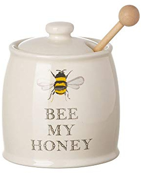 Majestic Bee Honey Pot & Dipper