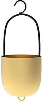 Hängende Pflanzgefäße für Innenpflanzen mit Haken Metall Pflanzenaufhänger Moderne Pflanzer Dekoration Hängende Blumentopf, für saftige Kaktus-Luftanlage (Color : Gold)