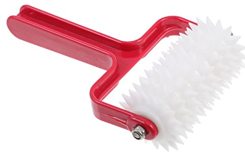 DOITOOL Roller for Pizza Dough Baking Supply Pizza Hole Puncher 1pc Manual Needles for Shaped