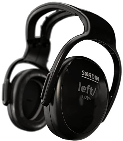 Sordin left/RIGHT low Kapsel-Gehörschutz - Ohrenschützer mit 24 dB SNR - passiver Gehörschützer für die Arbeit