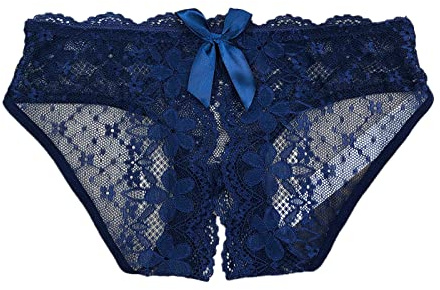 Damen Unterwäsche Pantys Slip Ouvert Dursichtige Unterwäsche Sexy Dessous Damen String Tanga Damen Damen Unterwäsche Baumwolle Perlen String Tanga Hipster Damen Spitze Mini String Tanga Sexy Damen