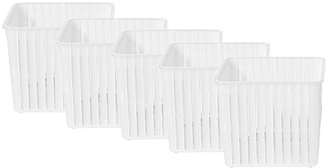 5 x Molde para Queso 5.6x4.9 cm – Molde Rectangular para Elaboración de Quesos Frescos en Casa