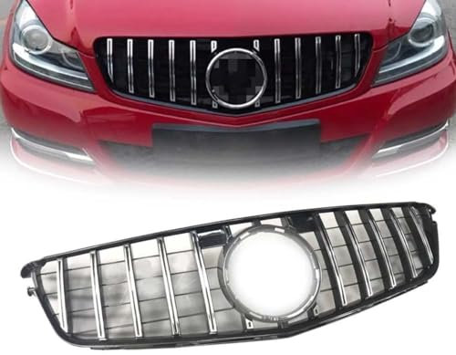 Frontgrill für Mercedes-Benz C-Klasse W204 C180 2008-2014 Stoßstangen-Kühlergrills,normal-AA