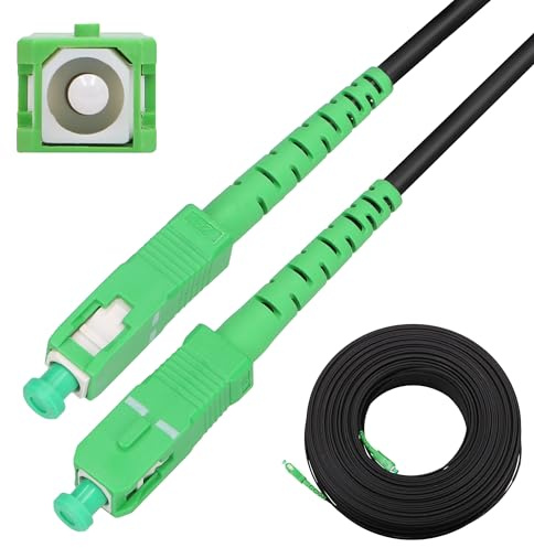 EXTRALINK PATCHCORD SC/APC-SC/APC ROUND DROP SM SIMPLEX G.657A2, cable de fibra óptica 150M cable fibra óptica, redes FTTH, LAN, WAN, sistemas WDM, cable de fibra optica, cable Ethernet
