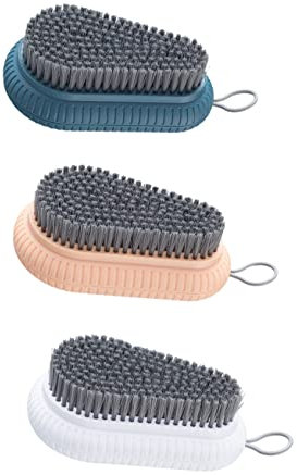 FRCOLOR 3piezas Cepillo De Limpieza para Ropa Cepillo De Lavado Unidades para Zapatos para Fregar para Limpieza De Ropa y Zapatos Casa