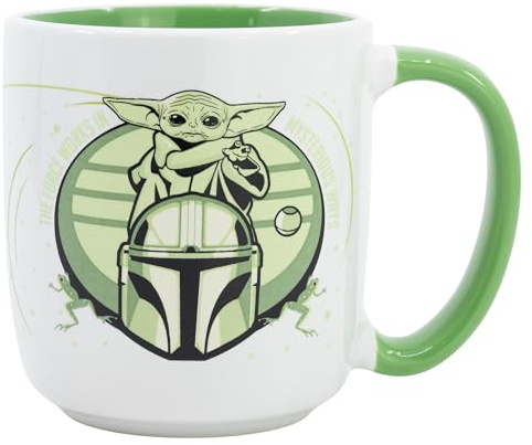 Stor TAZA CERAMICA ELITE 380 ML EN CAJA REGALO GROGU MANDALORIAN