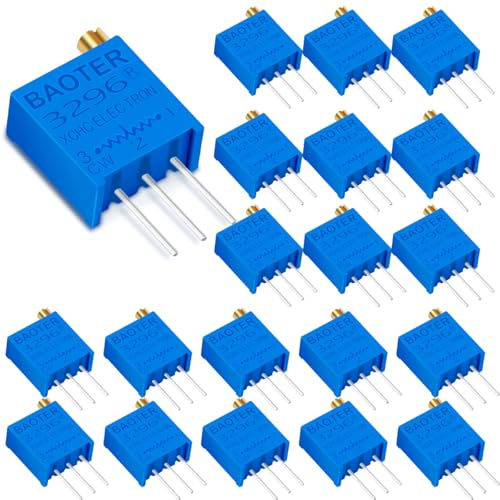 Innfeeltech 20 pièces 20K ohms Multi - tour réglable potentiomètre bleu réglable résistance variable